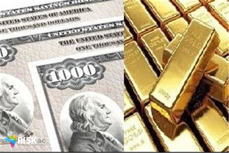 رابطه طلا و اوراق خزانه امریکا