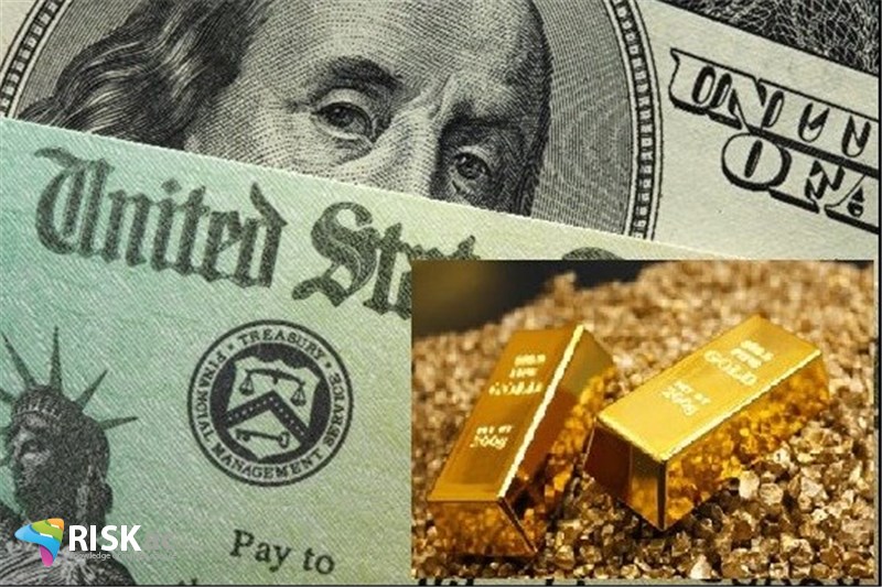 اوراق خزانه امریکا و طلا