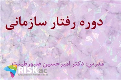 دوره رفتار سازمانی - دکتر امیرحسین صبورطینت