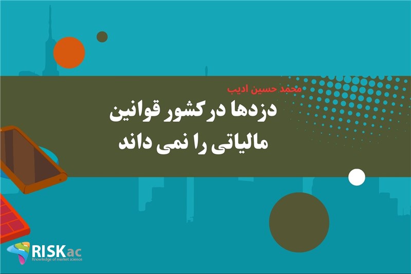 دزدها در کشور قوانین مالیاتی را نمی داند