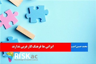 ایرانی ها فرهنگ کار غربی ندارند