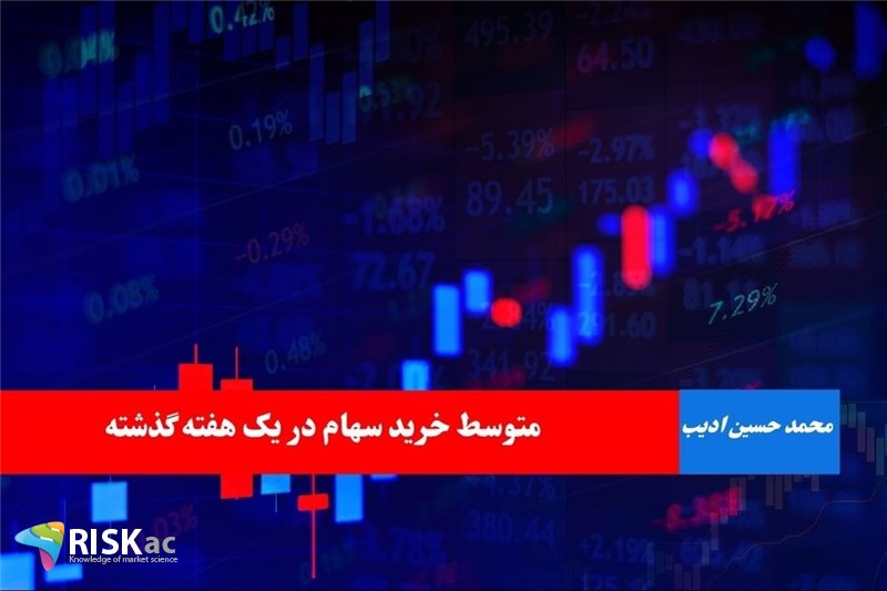 متوسط خرید سهام در یک هفته گذشته